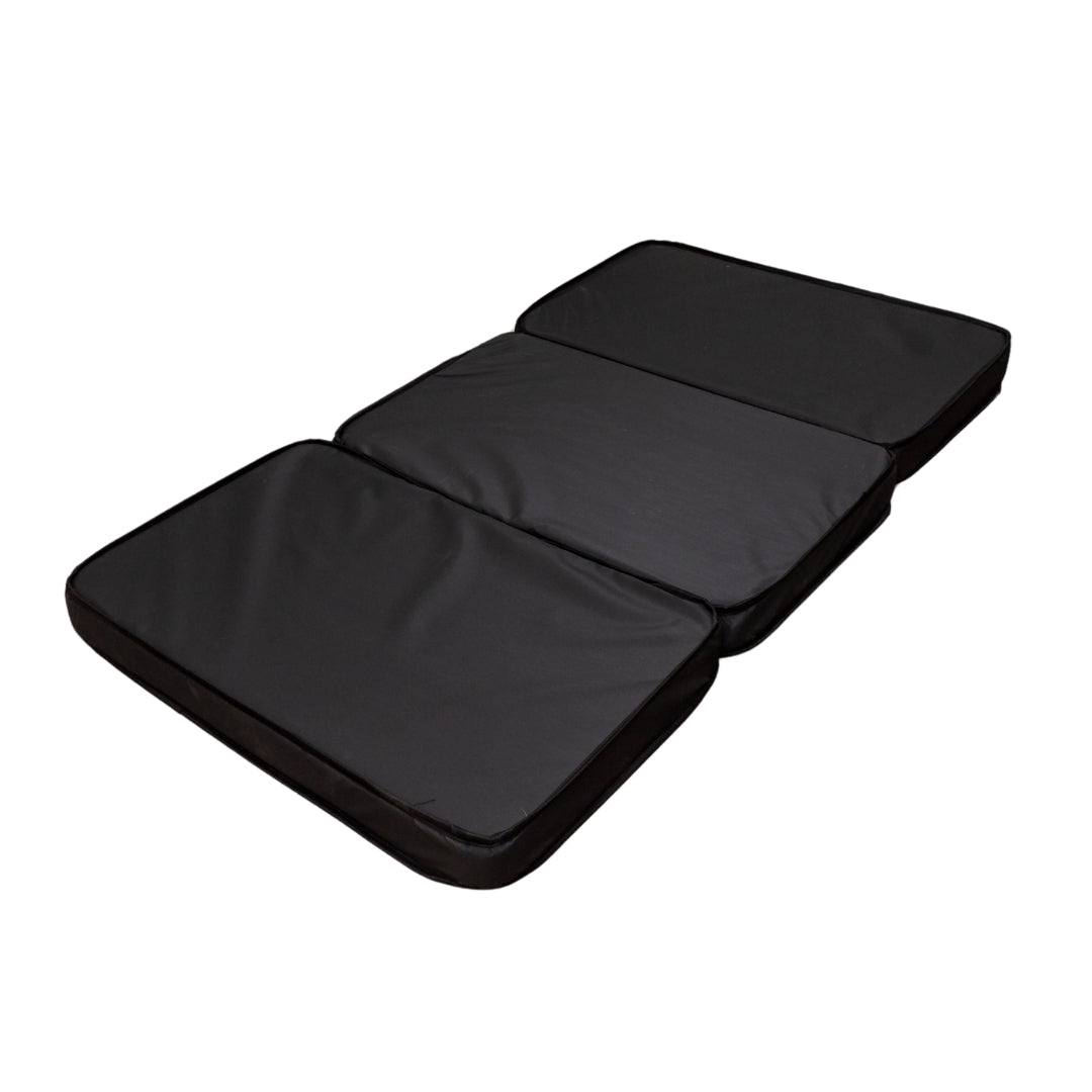 Colchón Seccionado en 3 Impermeable Hule Espuma 10cm + Porta Colchón. Soporta mas 150KG (Mod Col-Sec)