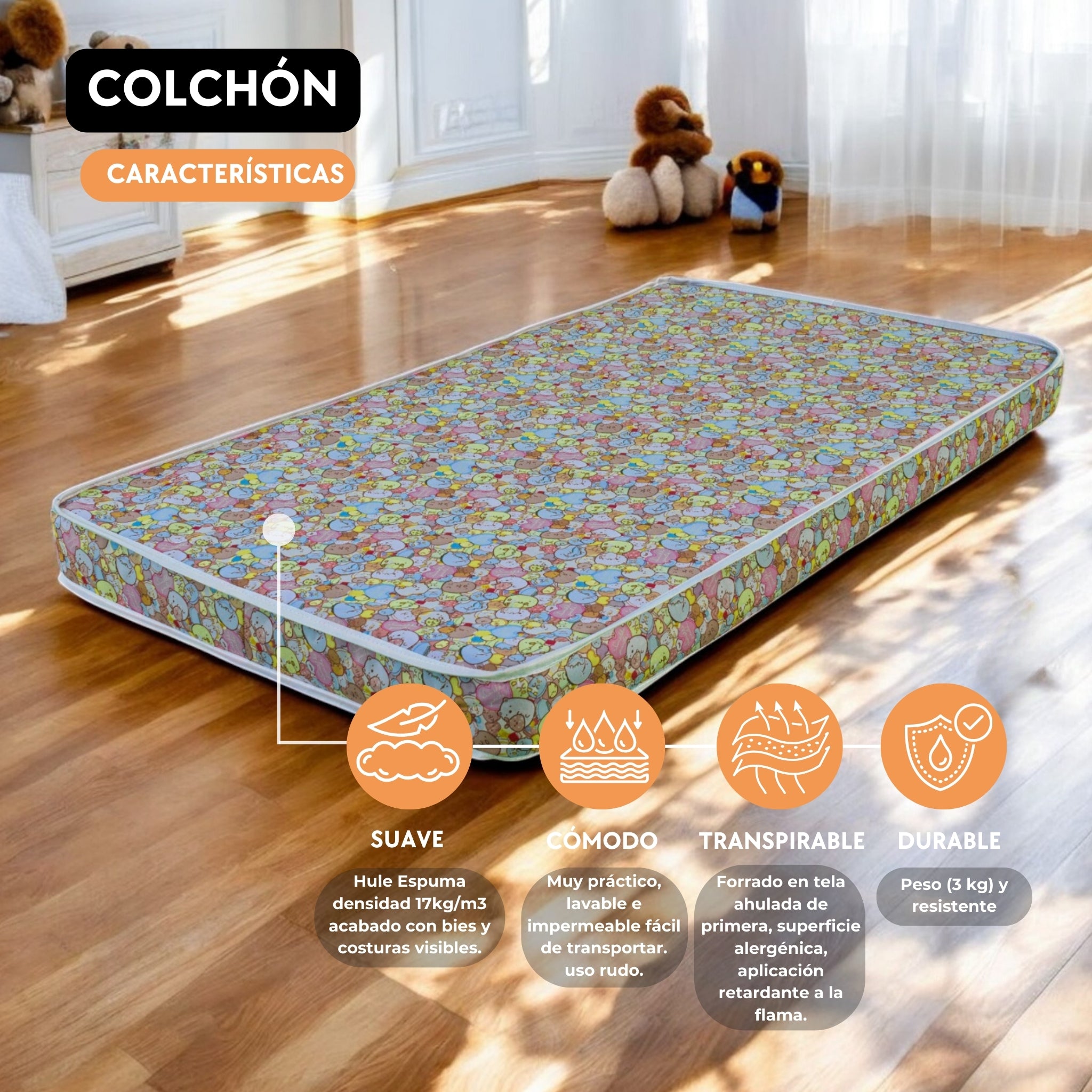 Waterproof Crib Mattress for Children