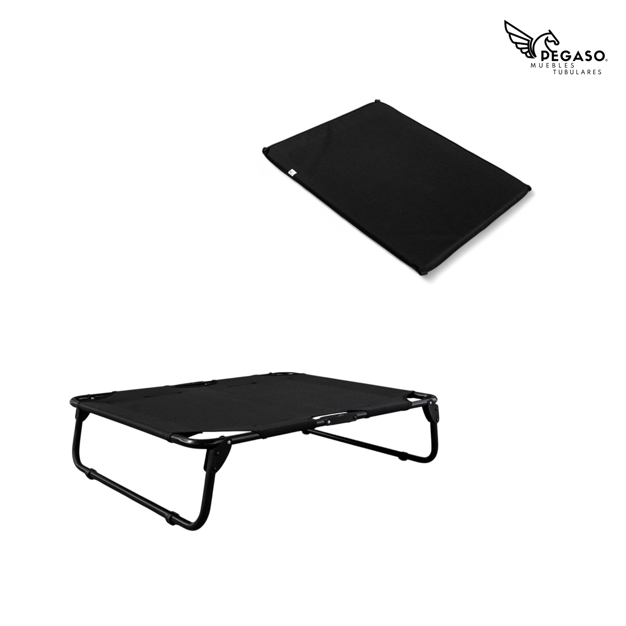 PEGASO KIT Bed/Cot + Medium Dog Mat, 78 x 59 x 18 cm (Mod KM-MD)