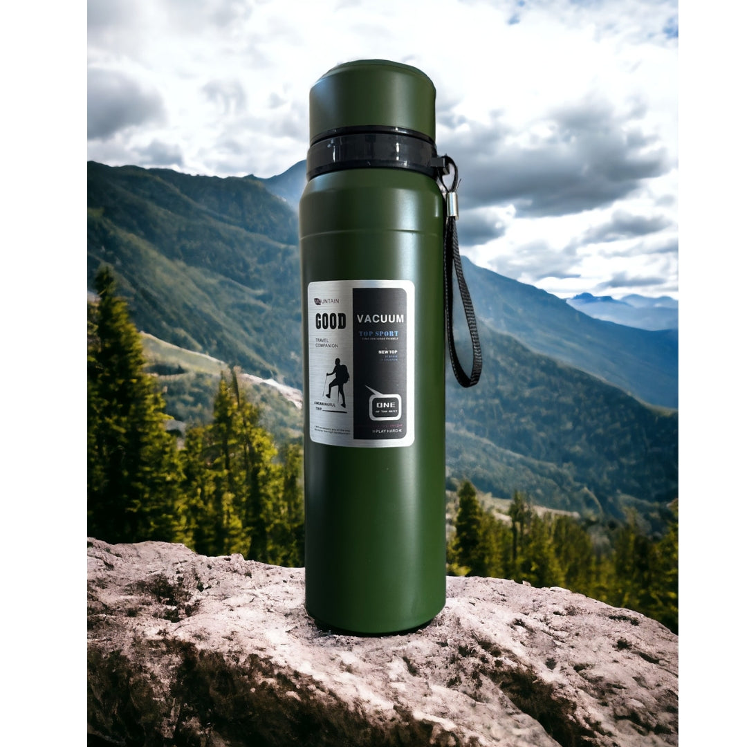 Double-layer stainless steel thermal bottle