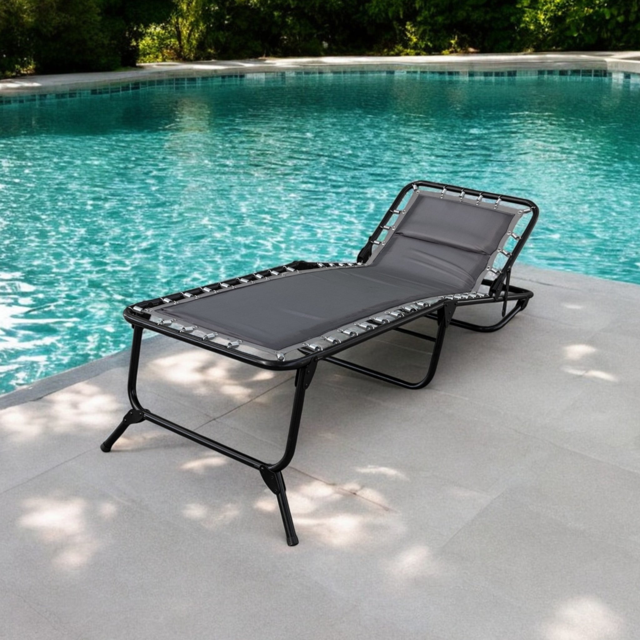 Padded Folding Cot / 5-Position Reclining (Mod KRA-L)