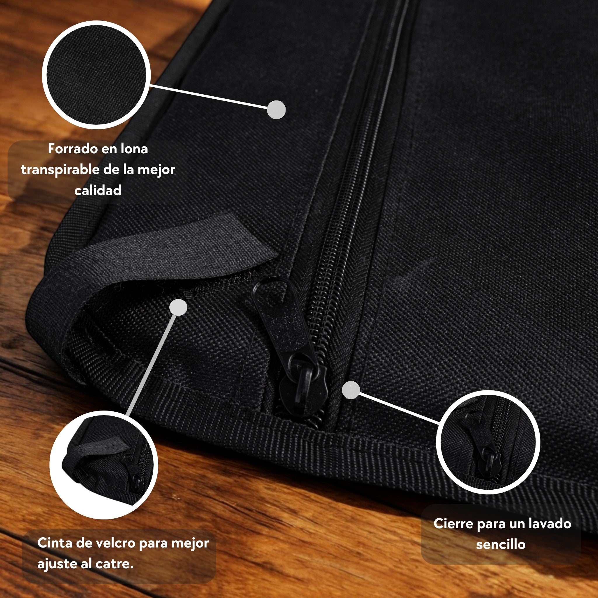 PEGASO KIT Extra Large Dog Bed/Cot + Mat, 122x92x18 cm (Mod KM-EG)