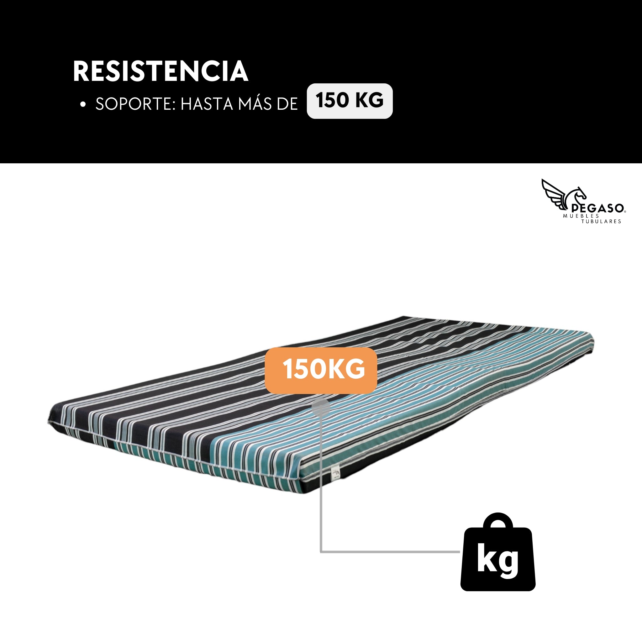 Cot Mat / Foam Rubber 8 cm