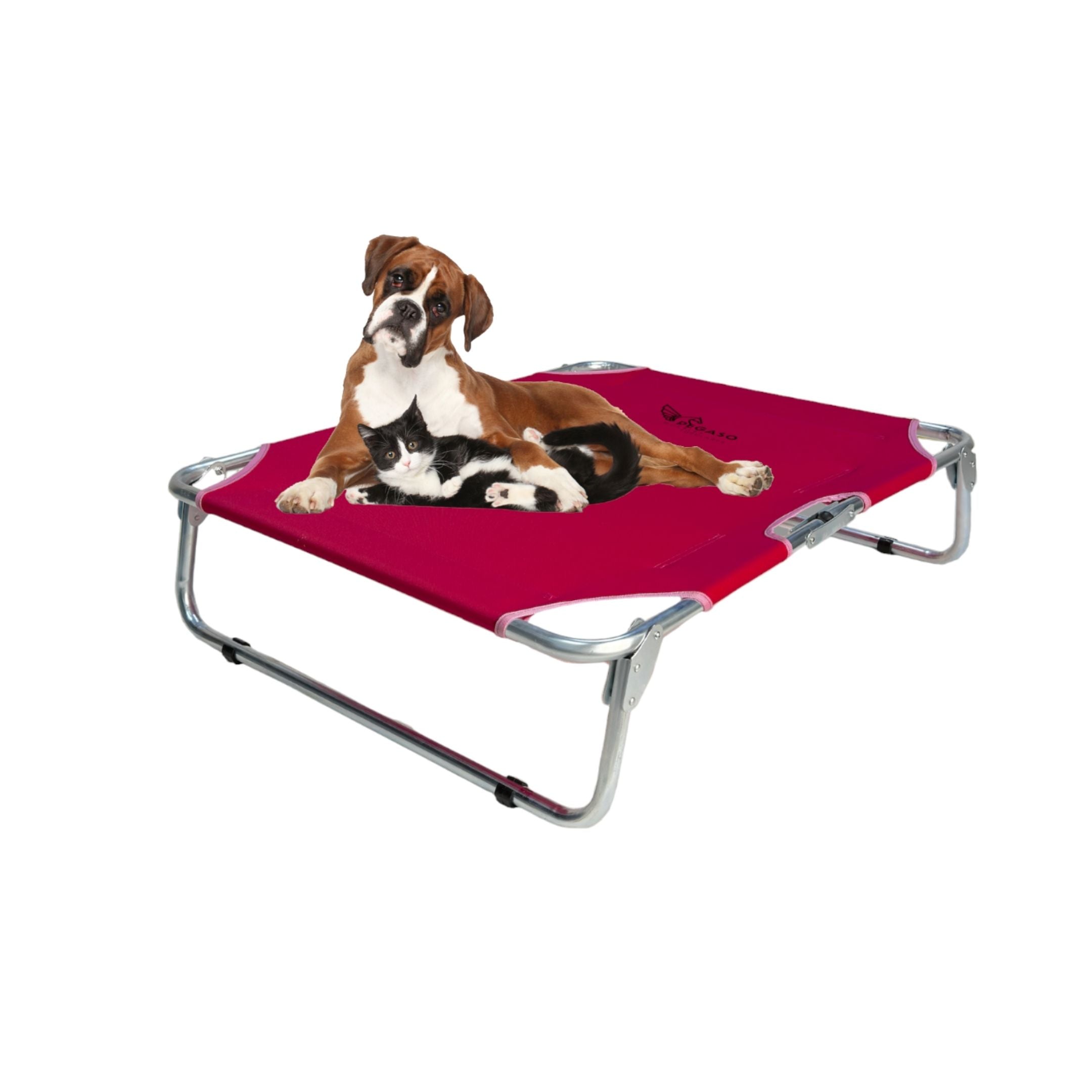 PEGASO Cama Elevada para Perro tamaño Mediano, 78x59x22 cm (Mod KM-MD)