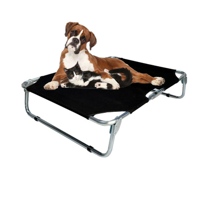 PEGASO Elevated Dog Bed for Large Dogs, 92.5x76x18 cm (Mod KM-GD)