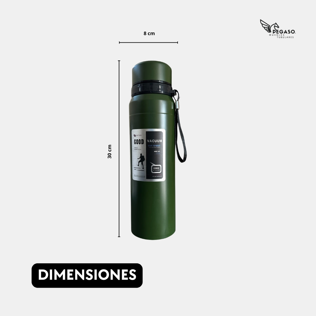 Double-layer stainless steel thermal bottle