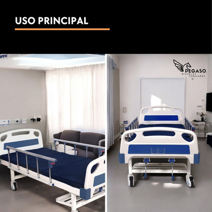 Colchón Hospitalario Seccionado Repelente Sellado PEGASO, 190 X 95 X 10 cm. Soporta mas 150KG
