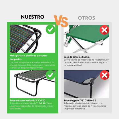 Folding Plastic Mesh Cot Bed / Classic (KS Model)